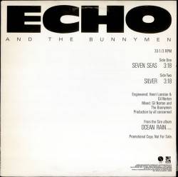 Echo And The Bunnymen : Seven Seas (Promo)